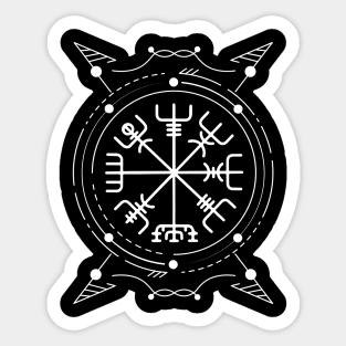 Vegvisir - The Viking Compass | Norse Pagan Symbol Sticker